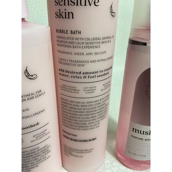 Bath and Body Works SENSITIVE SKIN COLLOIDAL OATMEAL 4 Piece Set - Picture 6 of 9